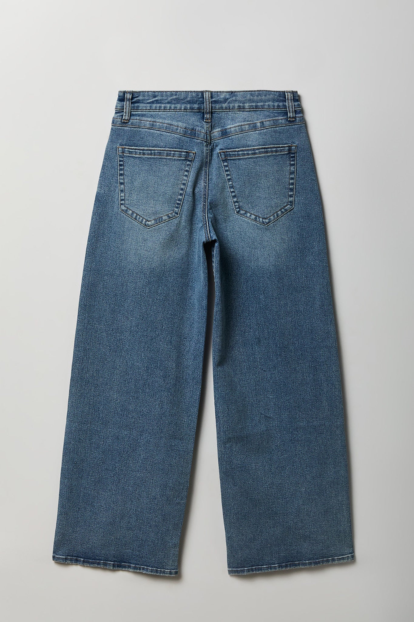 Stretch Mid Rise Super Baggy Medium Jean