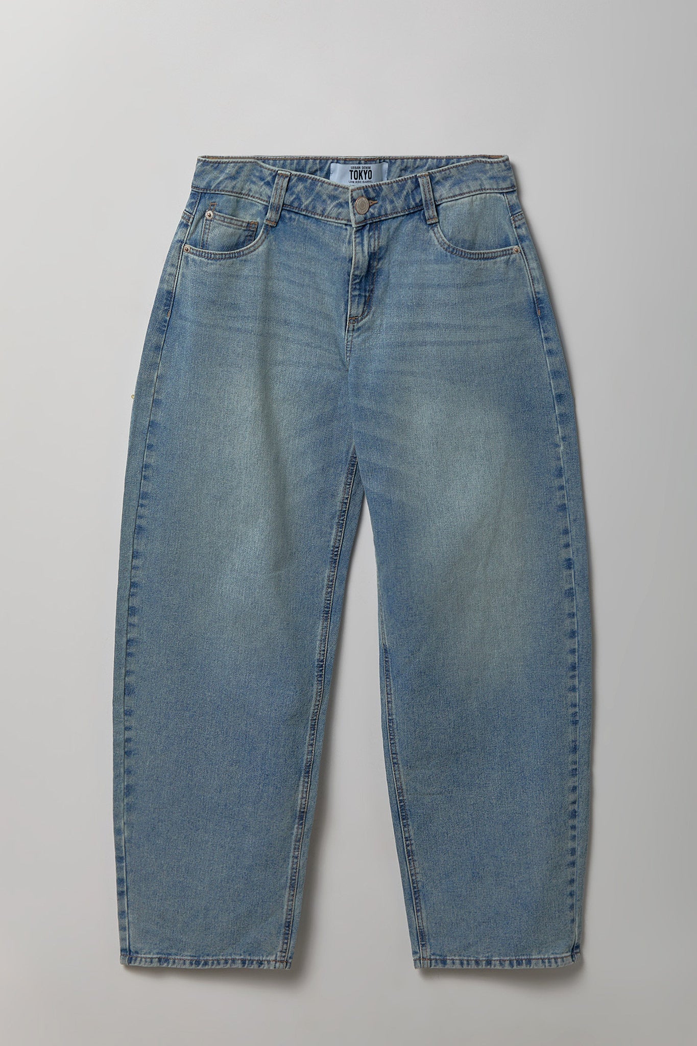 Low Rise Barrel Vintage Medium Jean