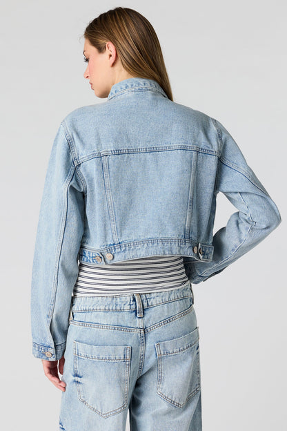 Cropped Denim Jacket