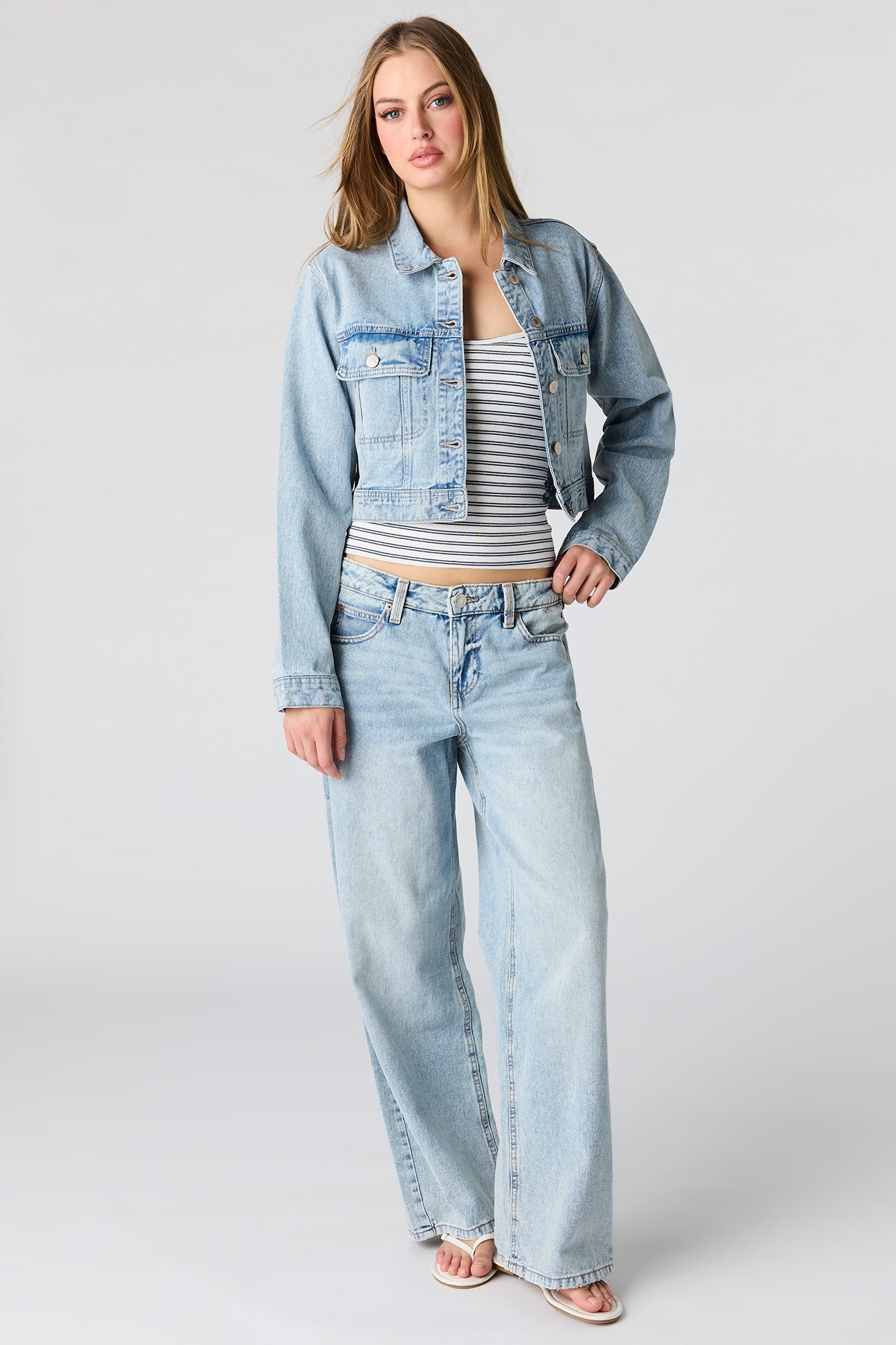 Cropped Denim Jacket