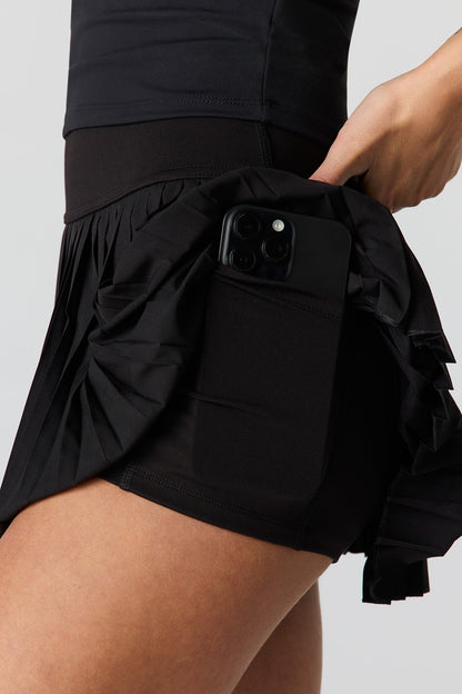 Active High Density Pleated Skort