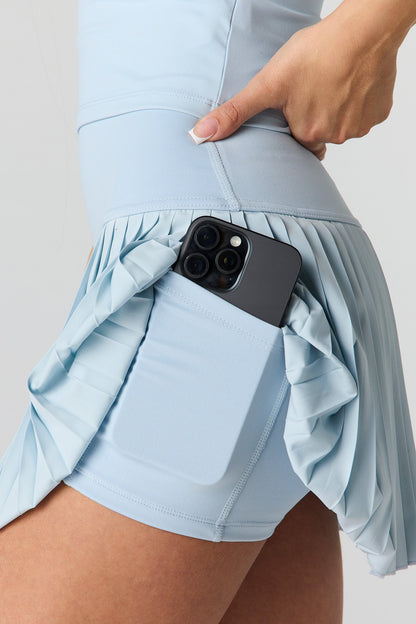 Active High Density Pleated Skort