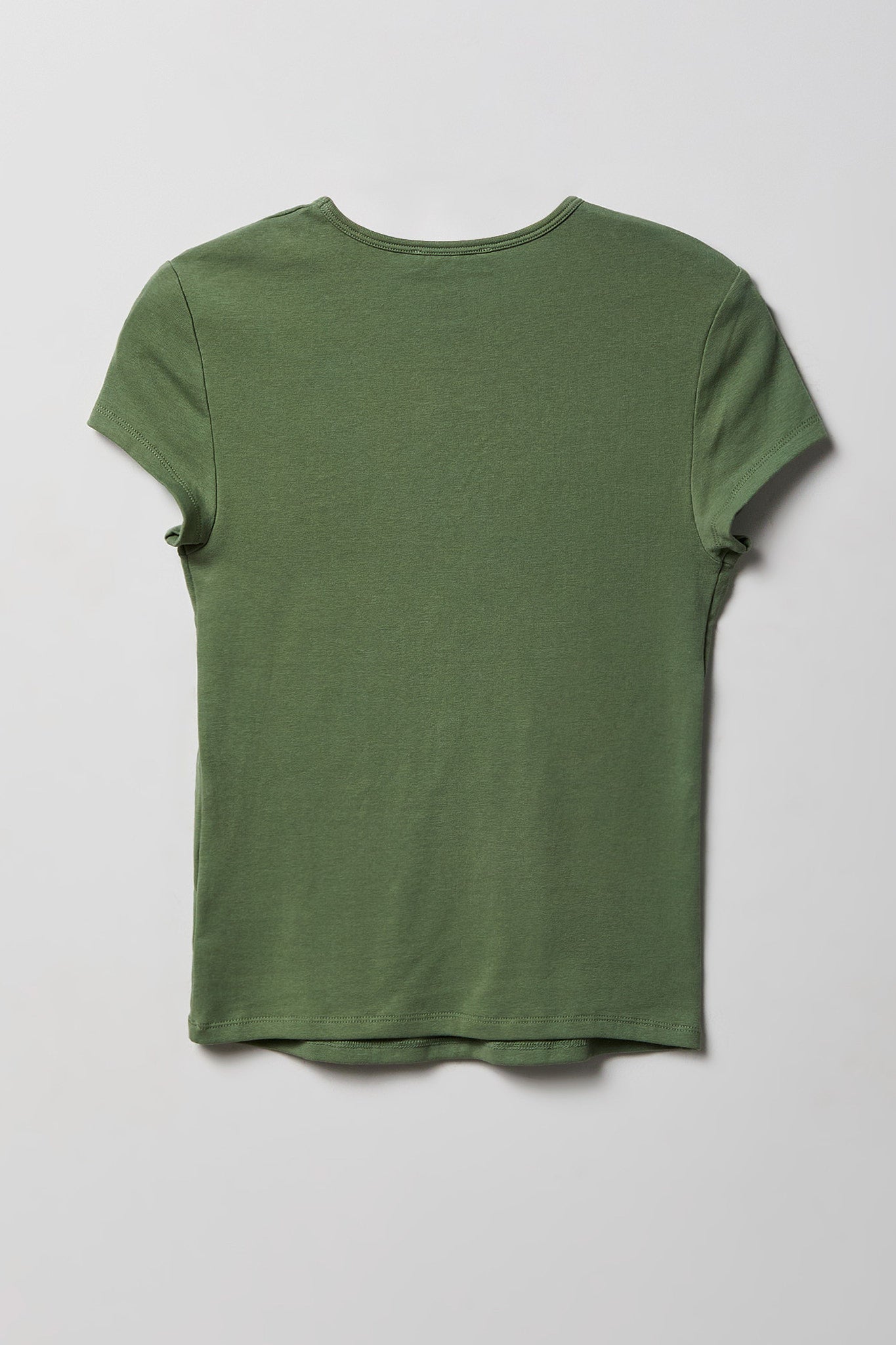 Graphic Ribbed T-Shirt