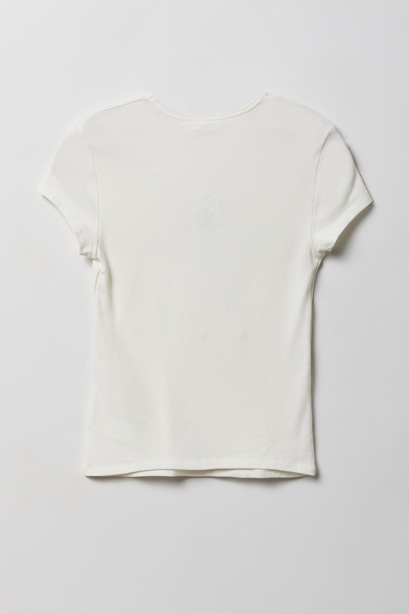 Graphic Ribbed T-Shirt