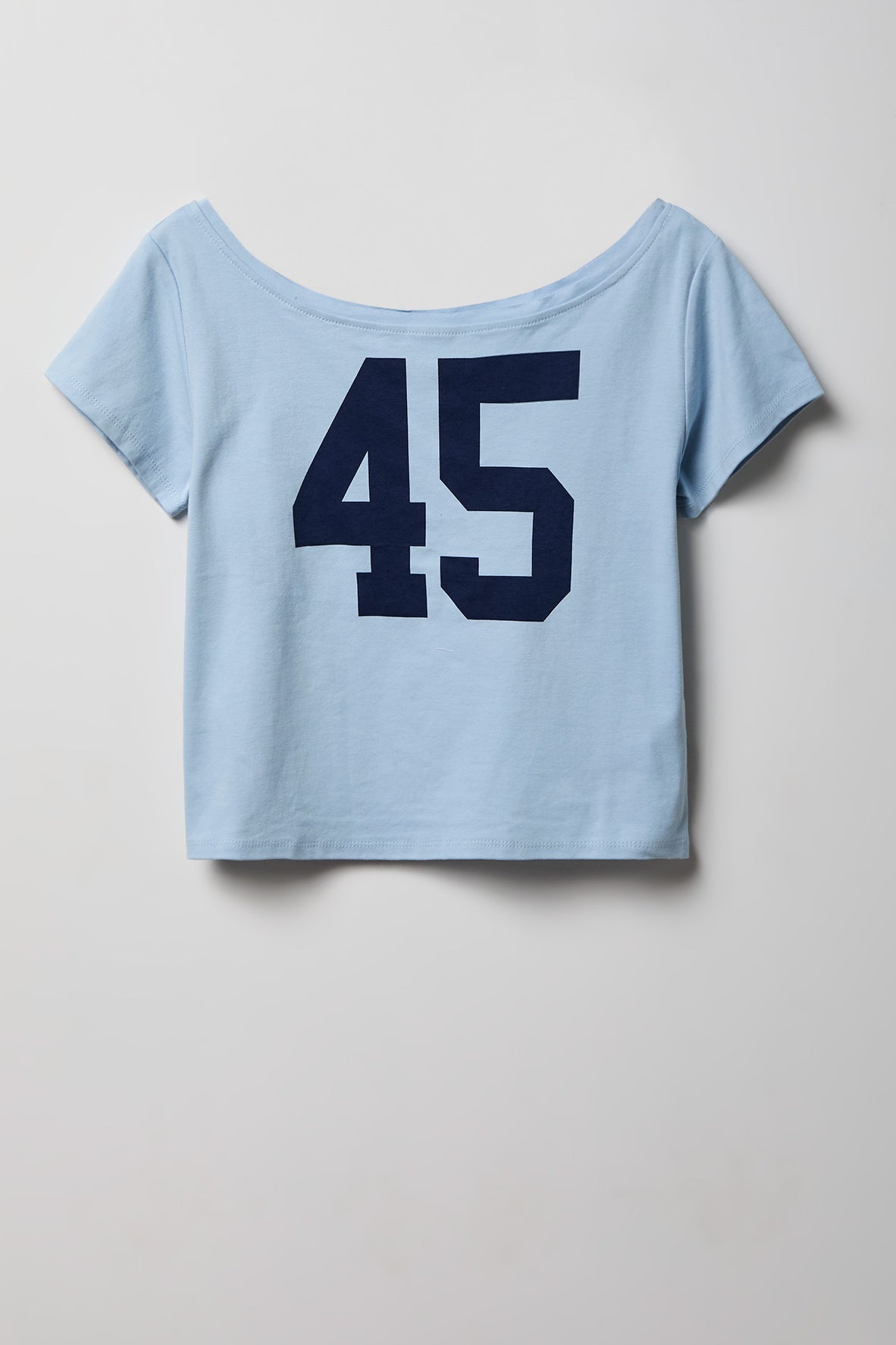 Off Shoulder Graphic T-Shirt
