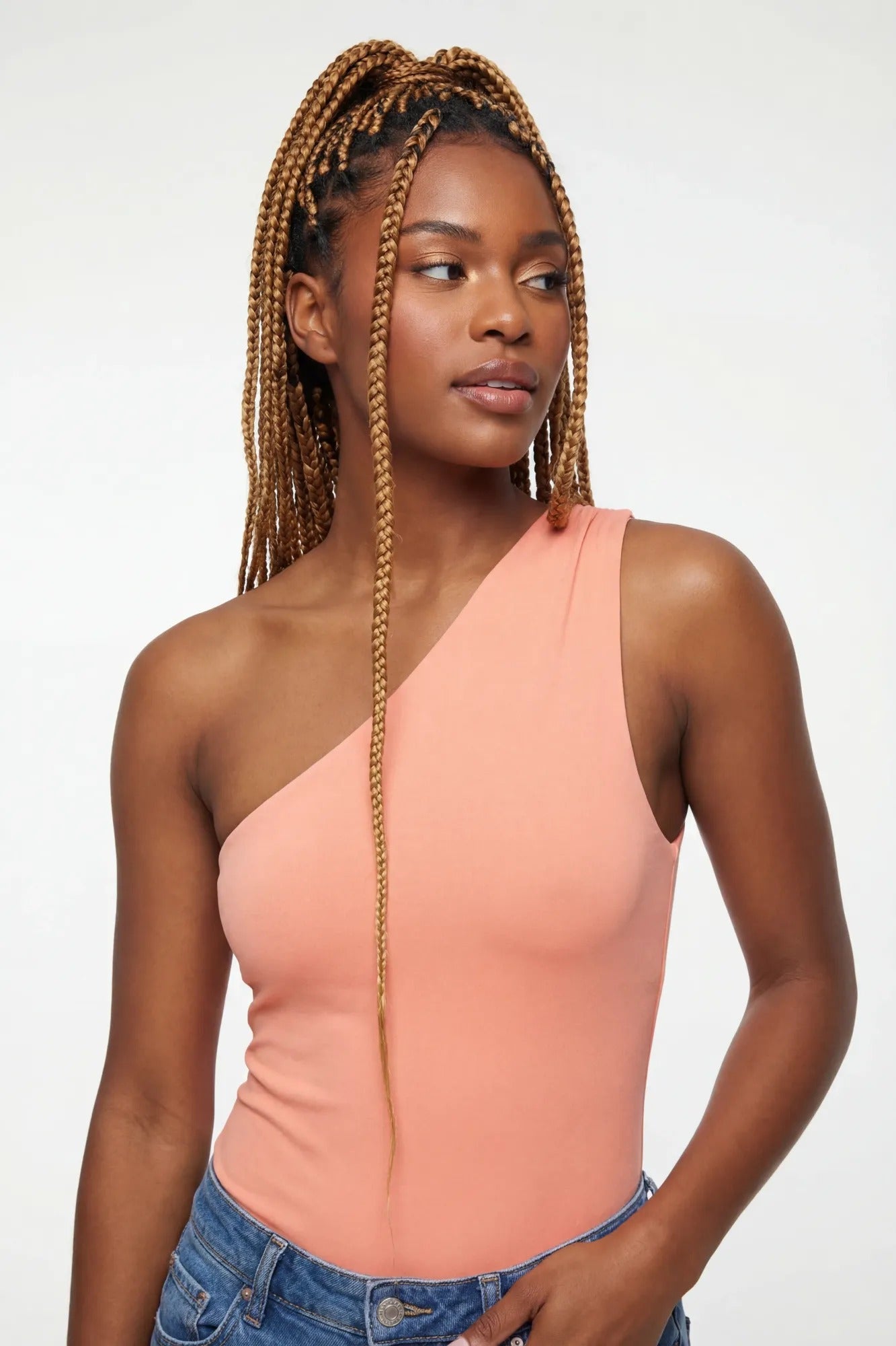 Soft Contour One Shoulder Bodysuit