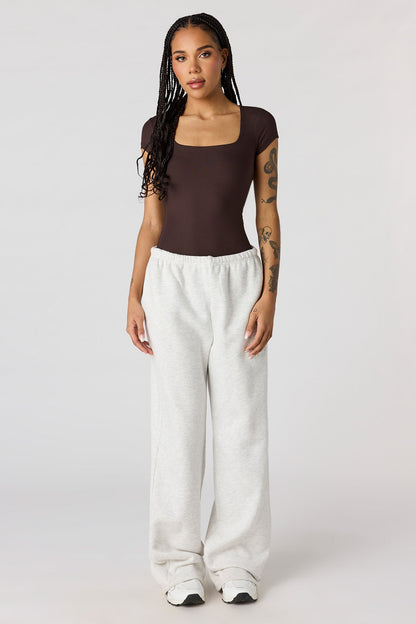 Contour Ribbed Square Neck Bodysuit