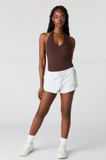 V-Neck Halter Bodysuit