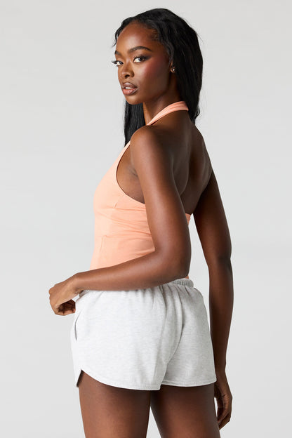 V-Neck Halter Bodysuit