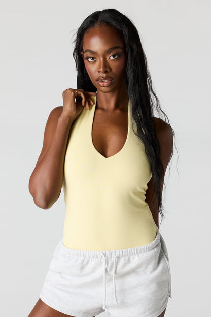 V-Neck Halter Bodysuit