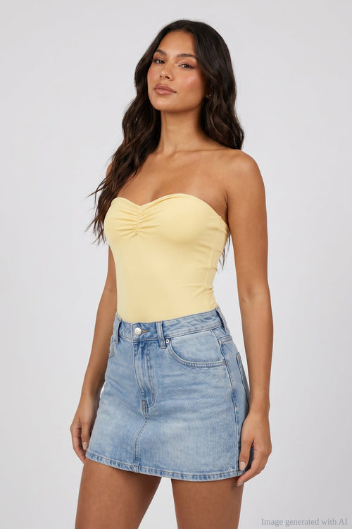 Contour Cinched Tube Bodysuit