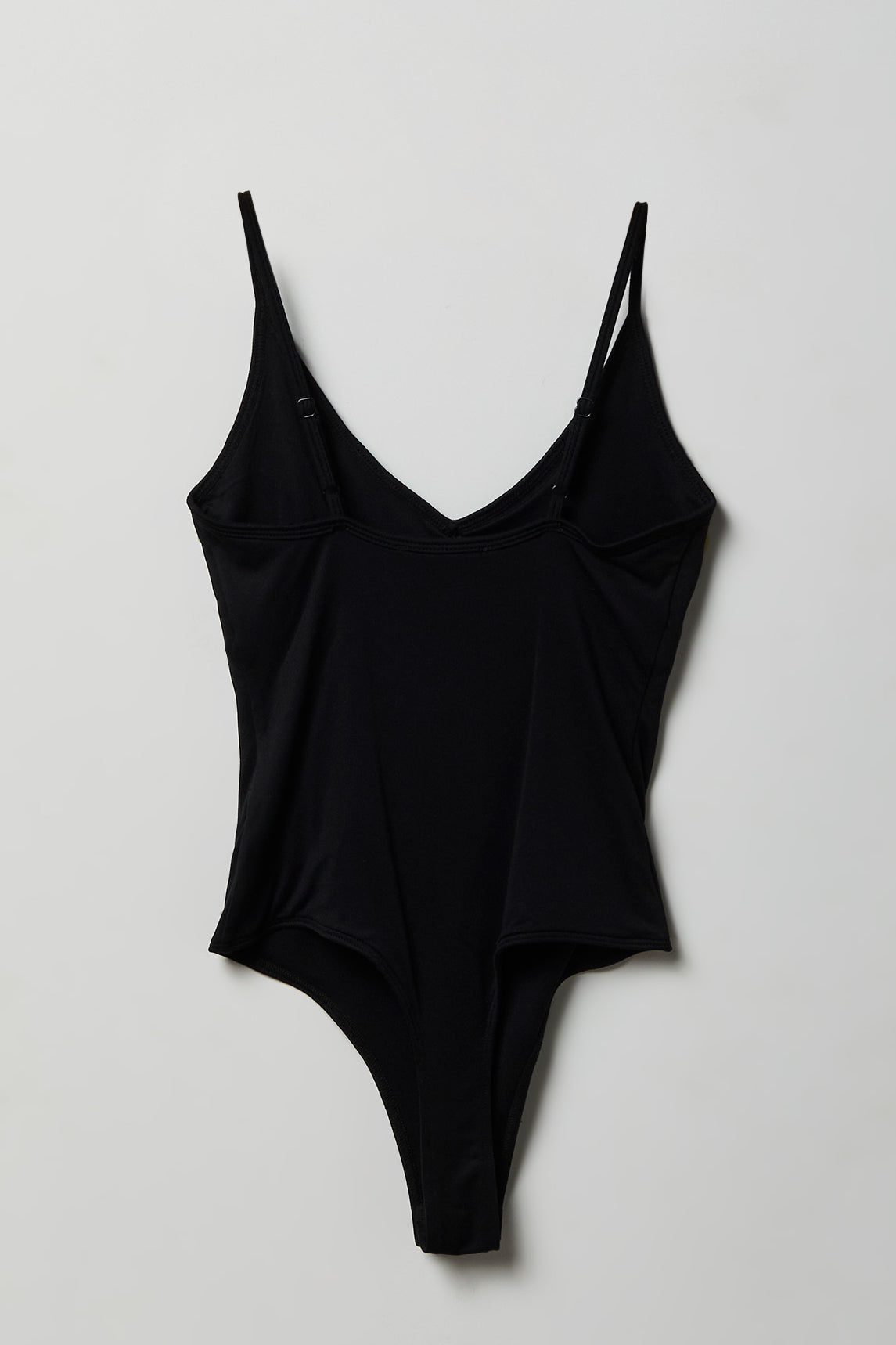 Luxe Heavy Contour Braless V-Neck Bodysuit