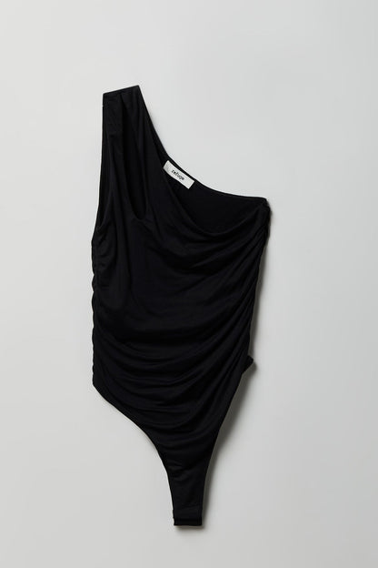 Luxe Heavy Contour One Shoulder Bodysuit