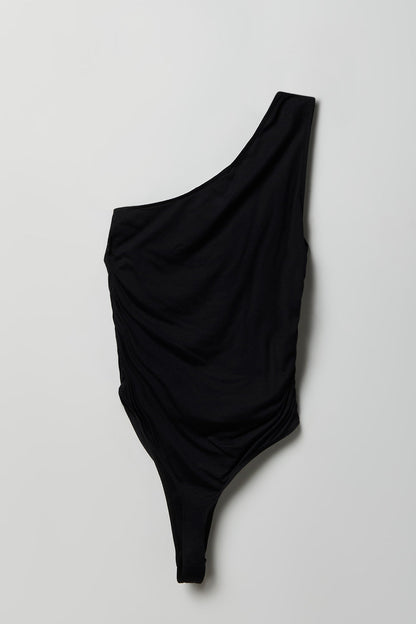 Luxe Heavy Contour One Shoulder Bodysuit