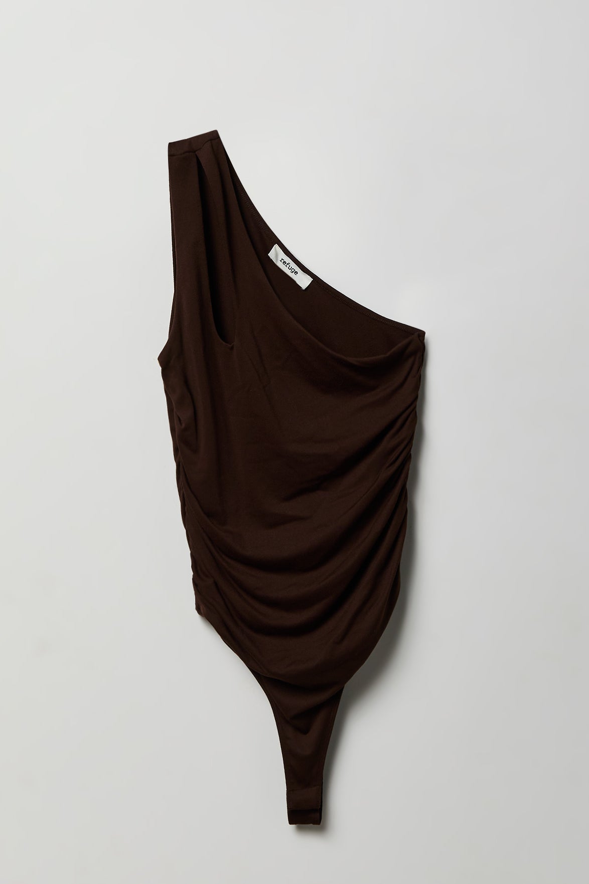 Luxe Heavy Contour One Shoulder Bodysuit