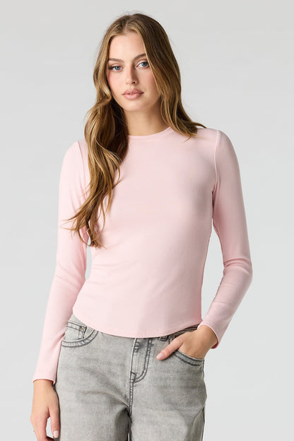 Ribbed Long Sleeve Top