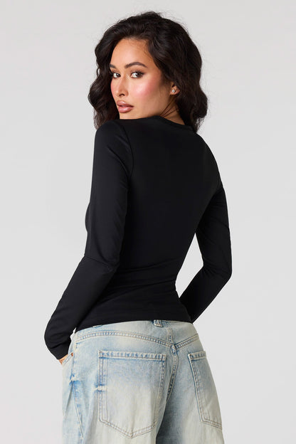 Luxe Heavy Contour Long Sleeve Top