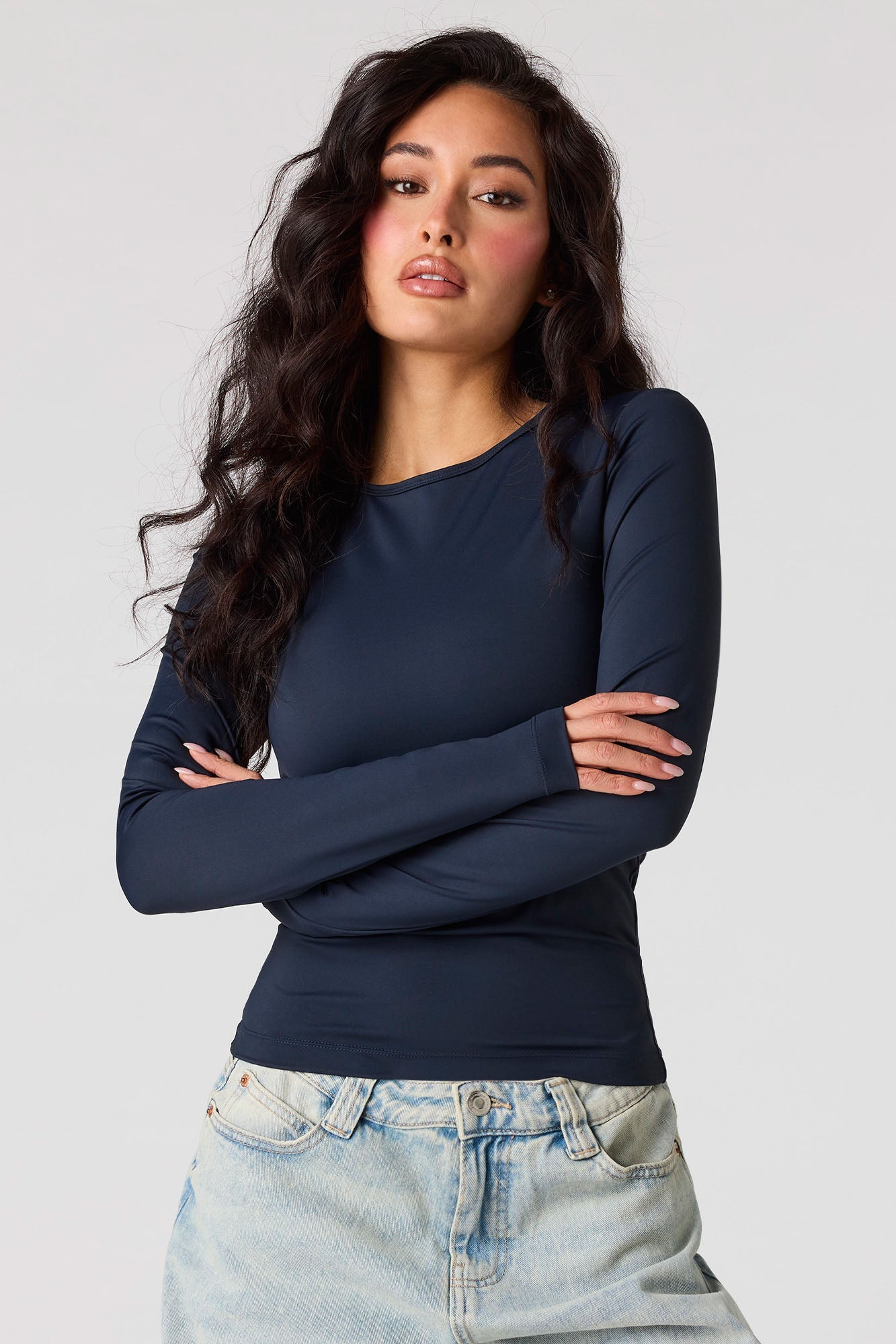Luxe Heavy Contour Long Sleeve Top