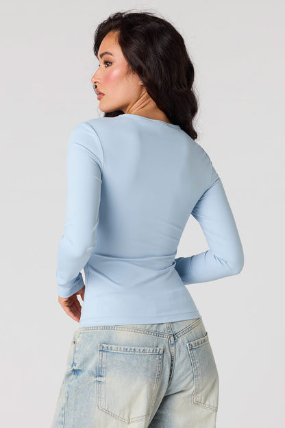 Luxe Heavy Contour Long Sleeve Top