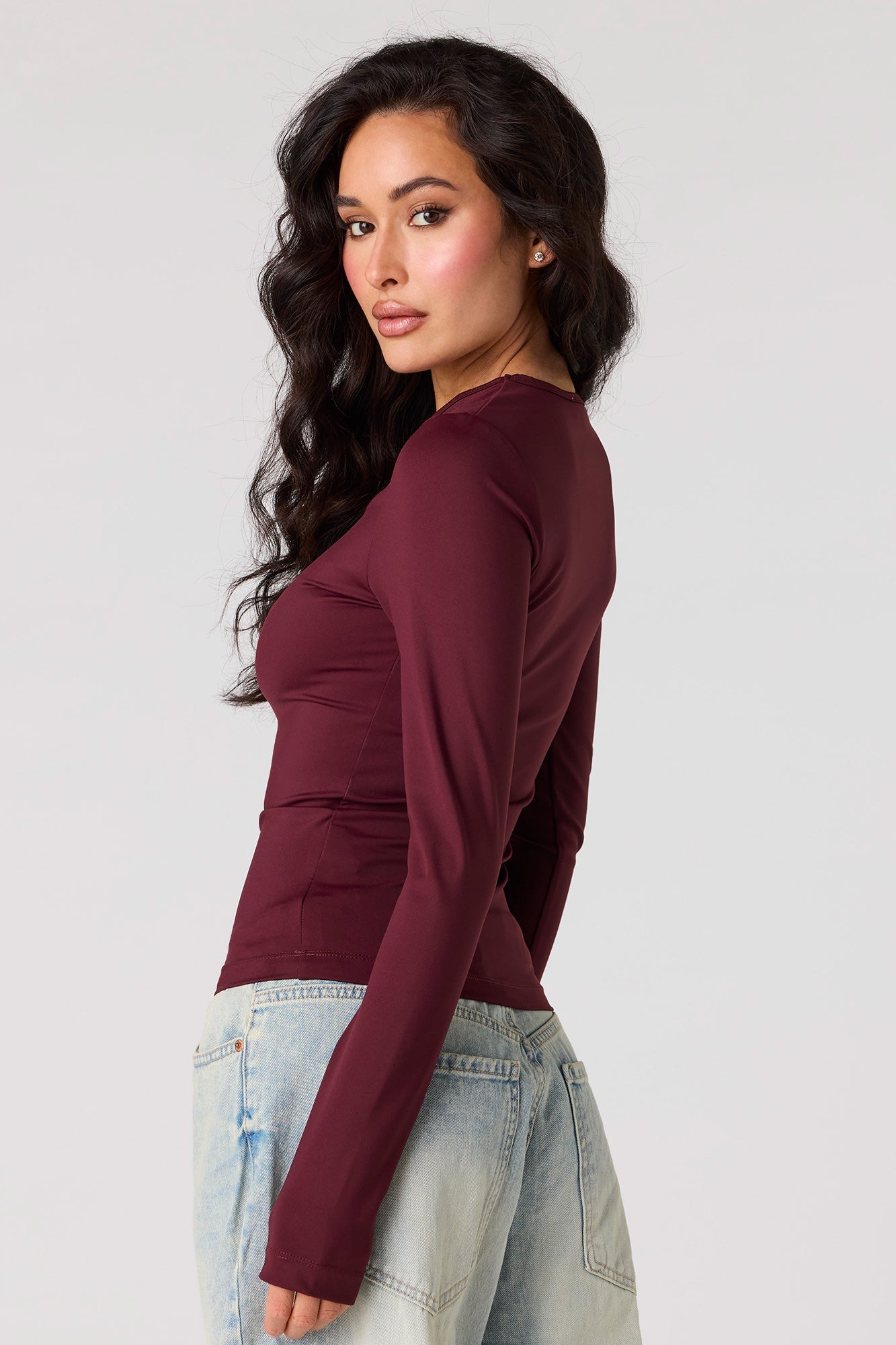 Luxe Heavy Contour Long Sleeve Top