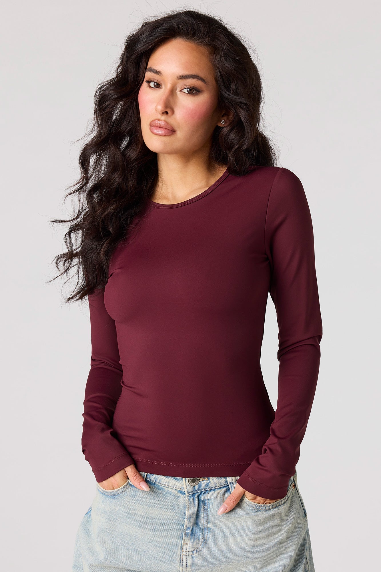Luxe Heavy Contour Long Sleeve Top