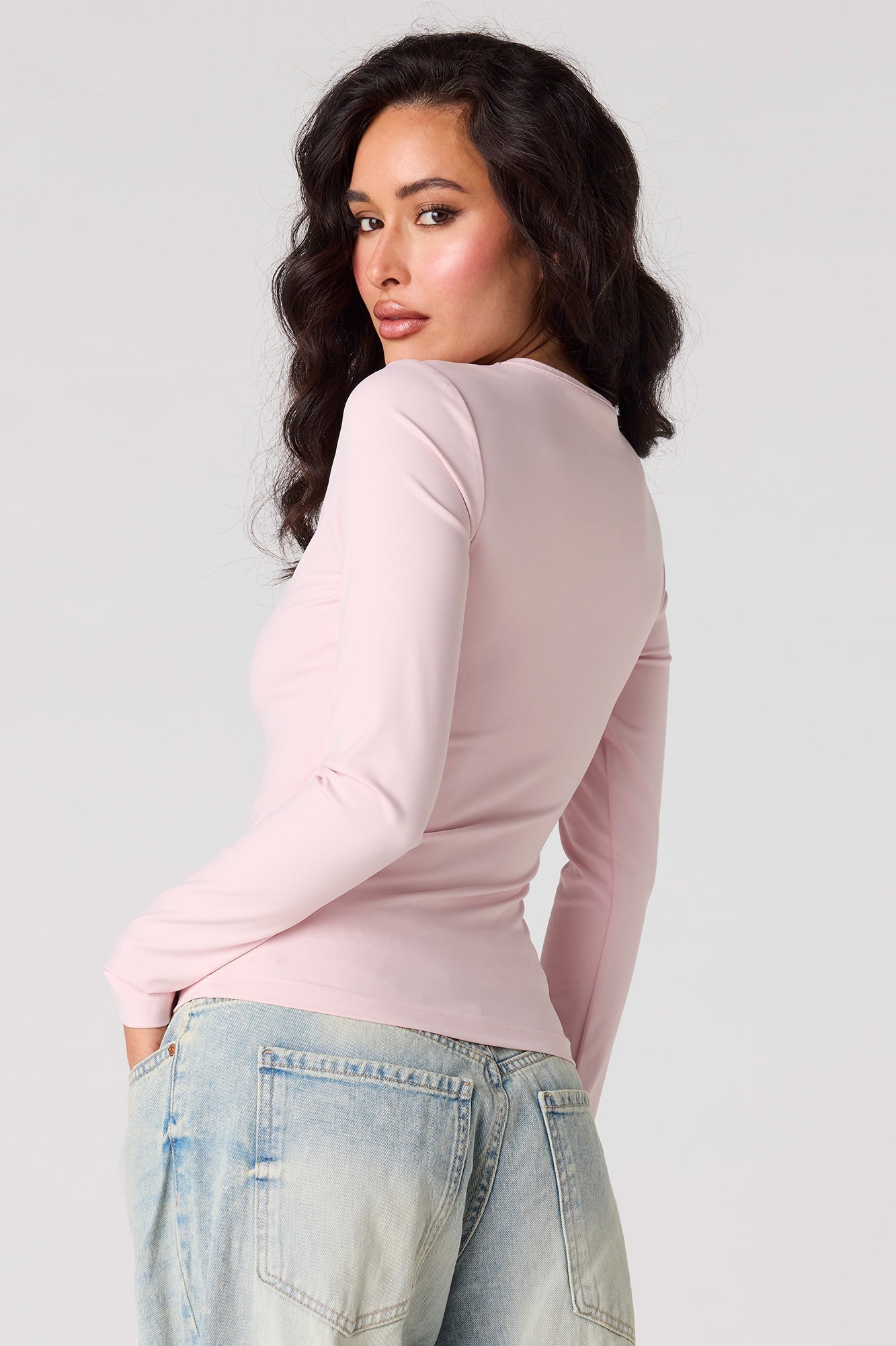 Luxe Heavy Contour Long Sleeve Top