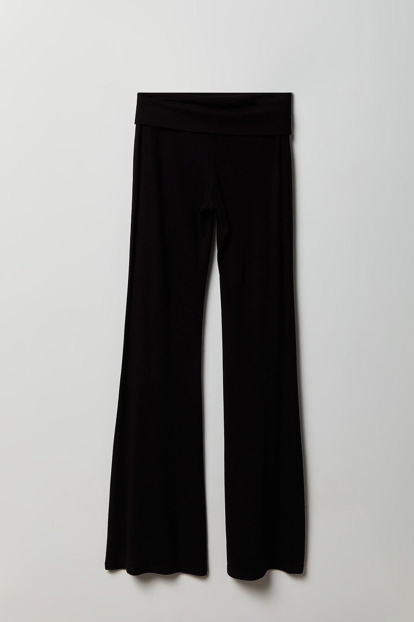 Soft Ribbed T-Shirt & Flare Pant Set