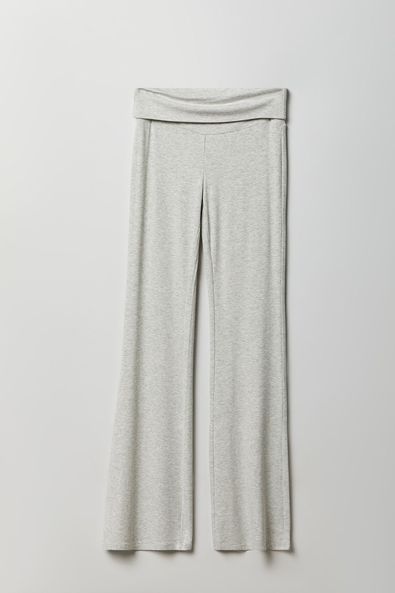 Soft Ribbed T-Shirt & Flare Pant Set