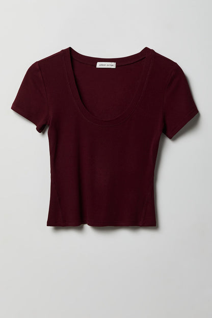 Soft Ribbed T-Shirt & Flare Pant Set