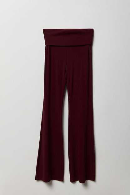 Soft Ribbed T-Shirt & Flare Pant Set