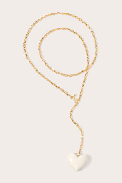 Carina Heart Drop Necklace