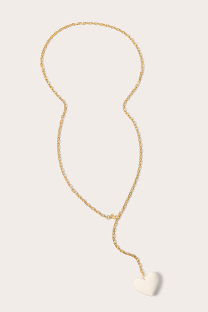 Carina Heart Drop Necklace