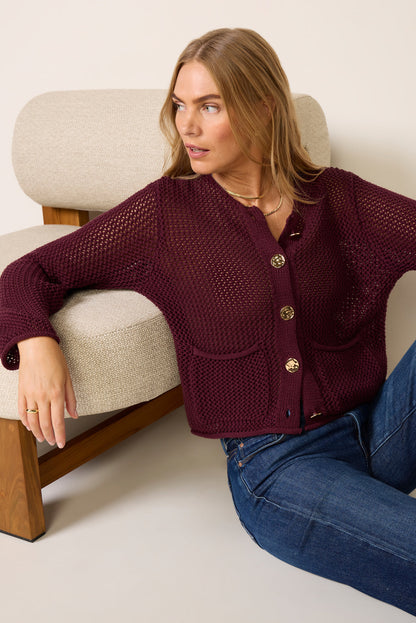 Emery Open Stitch Cardigan