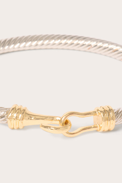 Brit TwoTone Cuff Bracelet