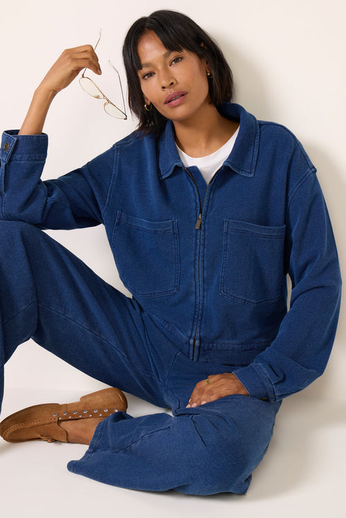 Heritage Knit Denim Jacket