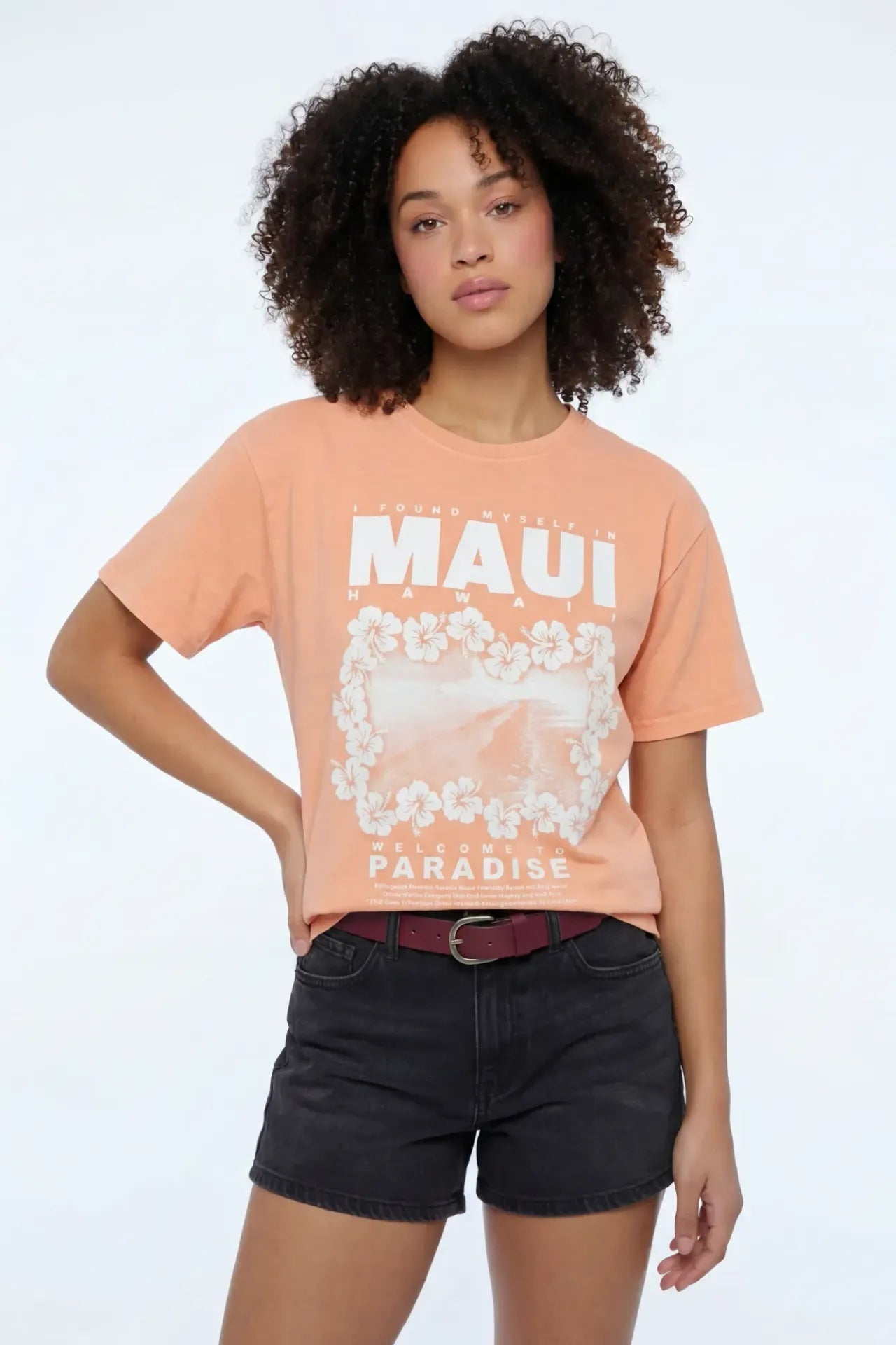 Washed Graphic Boyfriend T-Shirt