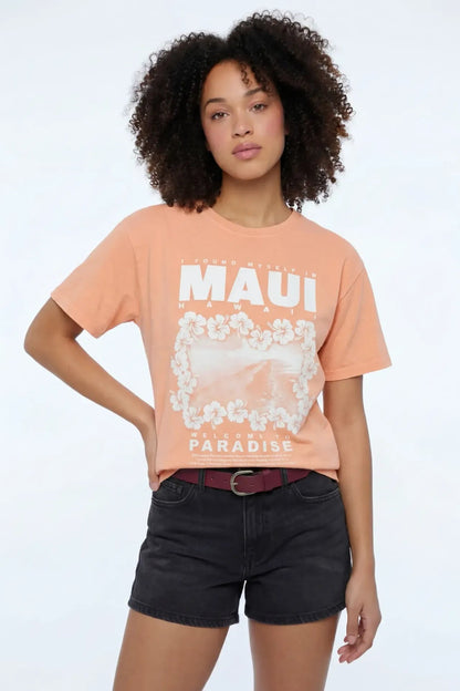 Washed Graphic Boyfriend T-Shirt