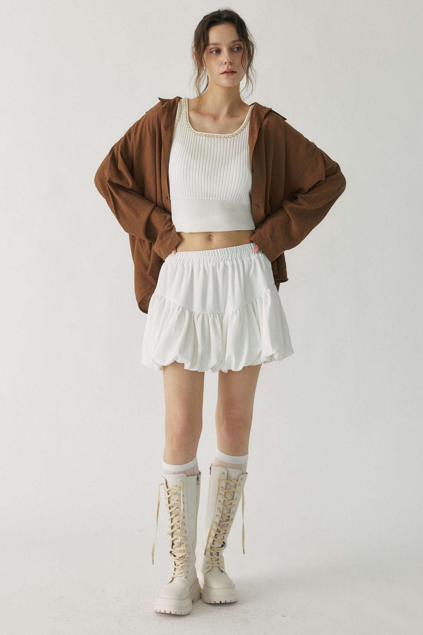Bella Cloud Bubble Mini Skirt