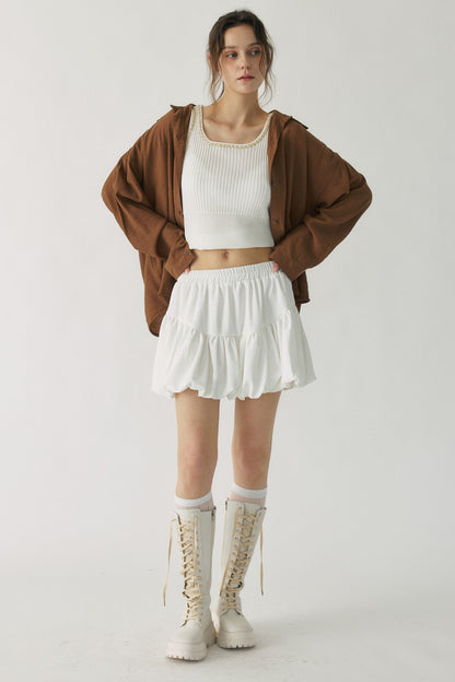 Bella Cloud Bubble Mini Skirt