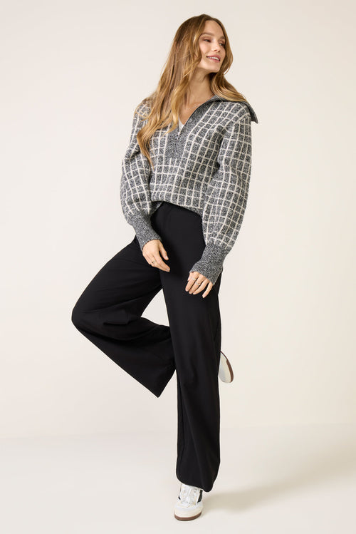 Furley Half Zip Knit Sweater