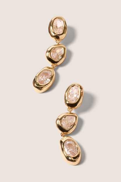 Aveline CZ Drop Earrings