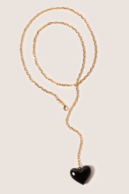 Carina Heart Drop Necklace