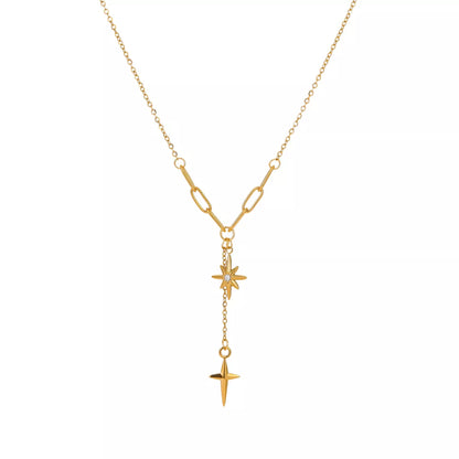 18K Gold-Plated Cross Necklace