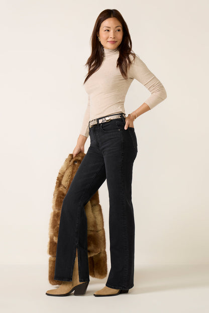 Ever Vintage Bootcut w Slit 32`Jean