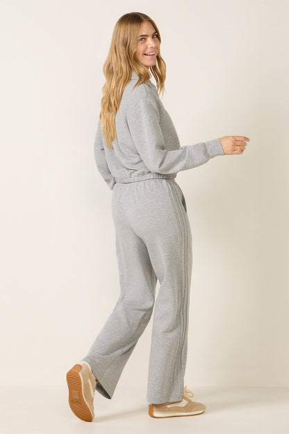 Cambrie Wide Leg Pintuck Pant