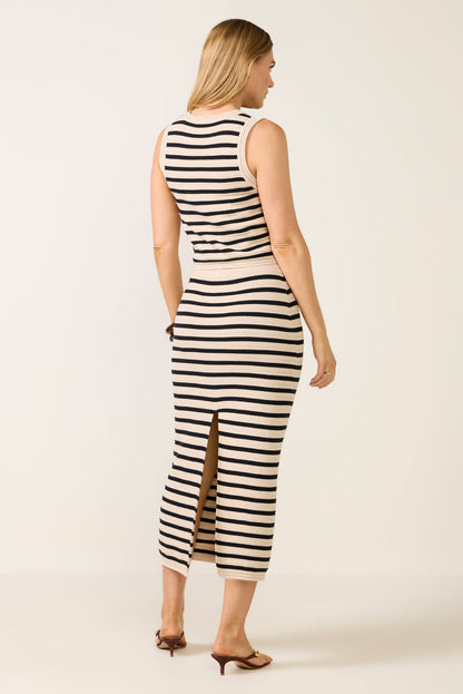 Emori Stripe Maxi Skirt