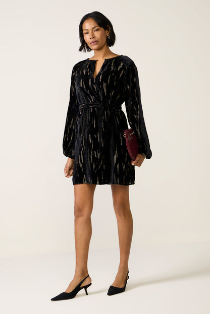 Carina Velvet Shift Dress