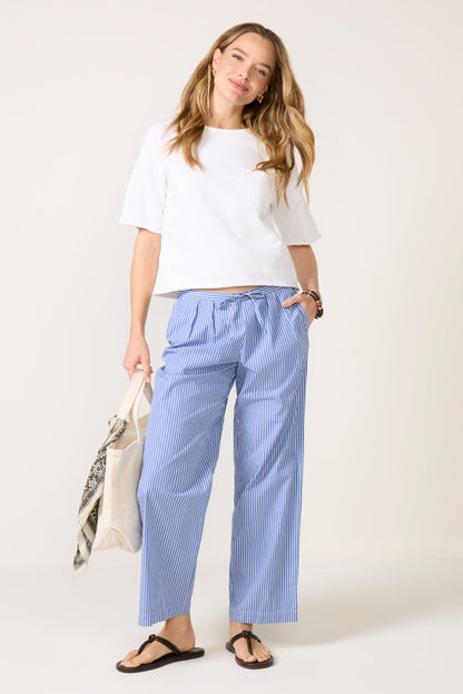 Anna Poplin Wide Leg Pant