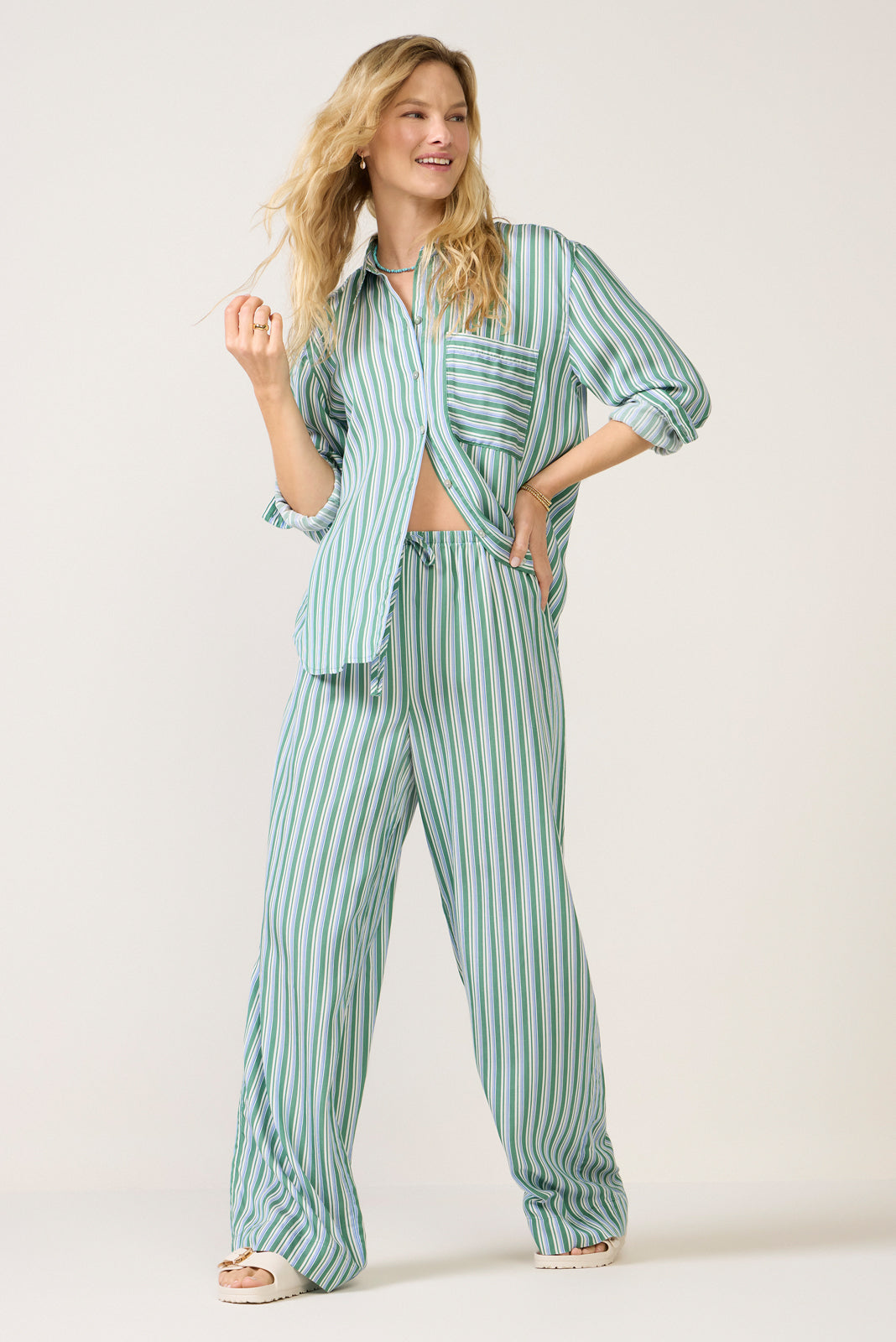 Drawcord Flowy Pant