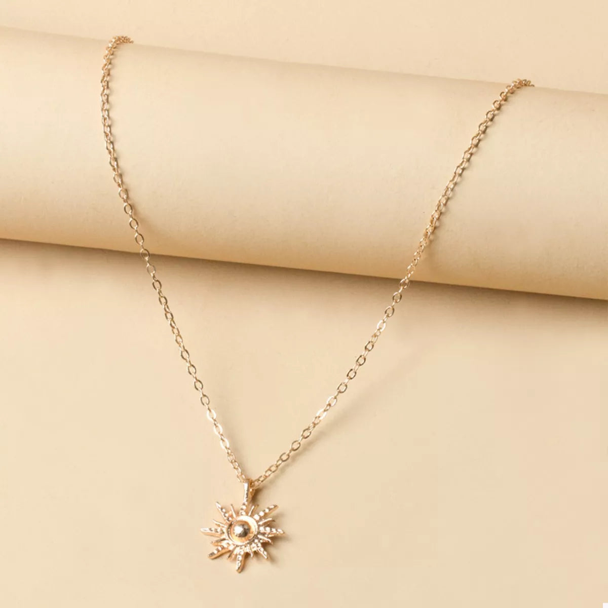 Sunburst Pendant Necklace